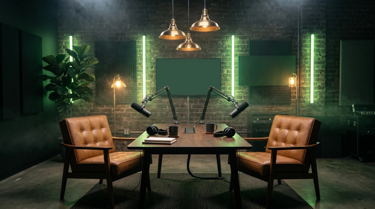 Podcast studio
